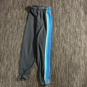Aviator Nation 5 Stripe Sweatpant Jogger Blue Stripe Size XS thumbnail 3