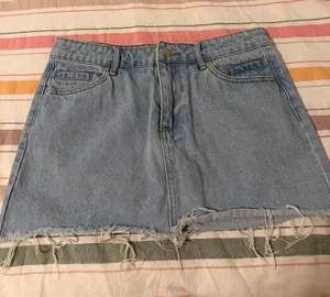 Edikted Skirt Denim Mini thumbnail 1
