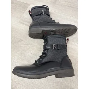 UGG Kesey 1005264 Waterproof Moto Boots Women’s 8 Black Wool Lined Leather thumbnail 9
