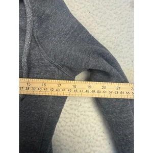 Abercrombie & Fitch Hoodie Womens Small Gray Sherpa Lined Full Zip New‎ York Y2K thumbnail 7