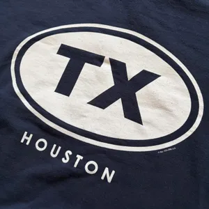 Gildan Vintage Houston Crewneck Sweatshirt Texas TX Navy Blue Women's Size Medium thumbnail 4