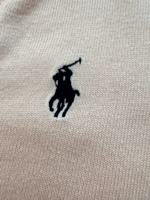 Ralph Lauren Womens V-Neck Lightweight Sweater - Pale Pink thumbnail 5