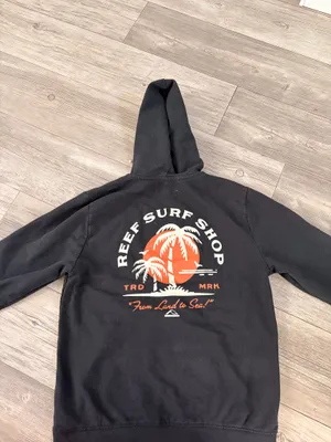 reef surf shop hoodie Black Size M thumbnail 2