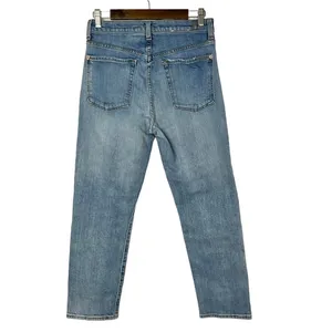 7 For All Mankind High Waist Cropped Straight Jeans 28 thumbnail 3