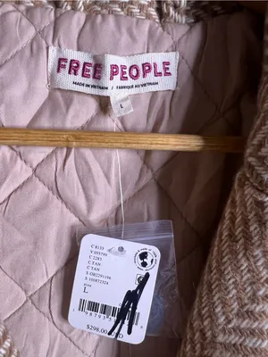 Free people Ari Wool Blend Peacoat in size Large. NWT thumbnail 14