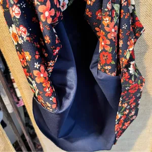 Blue Rain Floral Black and Red Camisole thumbnail 5