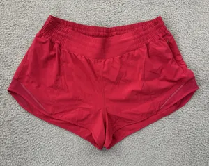 Lululemon Hotty Hot Shorts High Rise 2.5" Pink Dragonfruit Athletic Women's 14 thumbnail 1