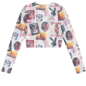 NWT-Playboy X passing b-day mesh top thumbnail 5