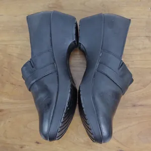 Dansko Tamara Black Leather Buckle Front Clogs Size 40 thumbnail 6
