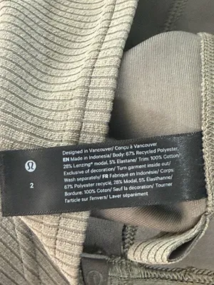 Lululemon Ribbed Softstreme Cropped Tank Top thumbnail 6