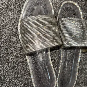 Juicy Couture Silver Rhinestone Sandals thumbnail 2