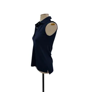 Tory Sport by Tory Burch Sleeveless‎ Golf Polo Shirt Navy Blue Size XS thumbnail 4