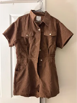 Brown Le Lis romper thumbnail 1