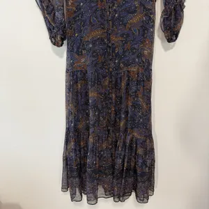 Veronica Beard Sabina Silk Boho Floral Maxi‎ Dress thumbnail 4