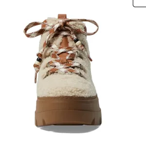 NEW ZODIAC Women's, Billie Boot Sherpa Lined Combat Sneaker IN Natural Caramel thumbnail 4