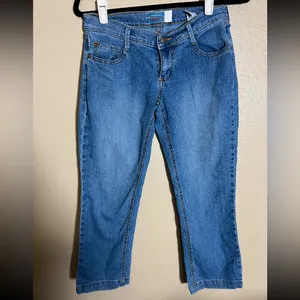 Liz Claiborne‎ Blue Capri Jeans Classic Style size 6 2000s thumbnail 2