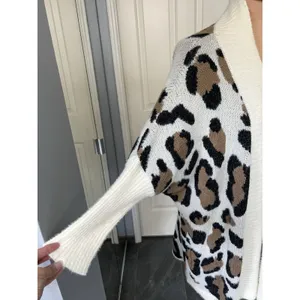 Animal Leopard Print Cozy Long Line Cardigan Sweater Soft Comfy‎ thumbnail 3