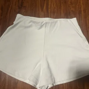 lululemon athletica High Waist Cream Shorts thumbnail 1