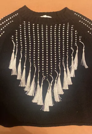 12th Tribe Tassel Sweater thumbnail 2