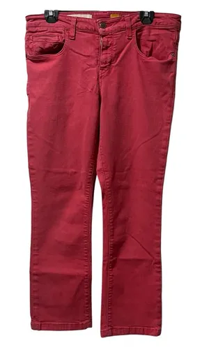 Anthropologie pilcro and‎ the letterpress no 31 pants Waist 34” Red Ankle thumbnail 1