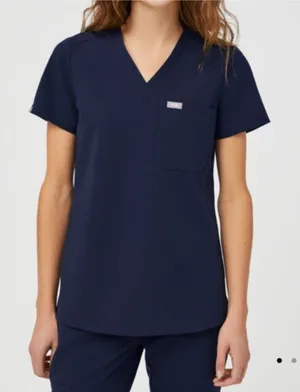 Figs Navy Scrub Top size XL thumbnail 1