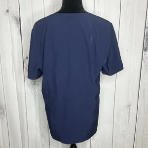 Figs Technical Collection Catarina Scrub Top Womens XL Navy Blue One-Pocket thumbnail 6