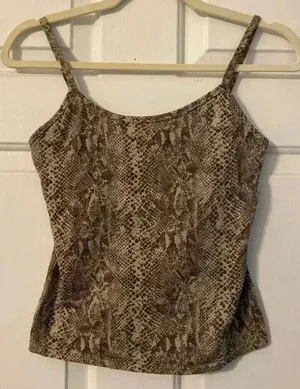 NY&CO Snakeskin‎ Tank Top Size M thumbnail 1