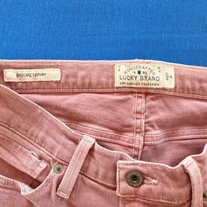 Lucky Brand NWOT Rose Pink Brooke Skinny Jeans thumbnail 6