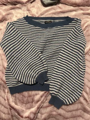 shein stripped sweater thumbnail 1