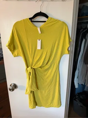 Daily Practice by Anthropologie Nico Tie-Waist Dress medium nwt thumbnail 4