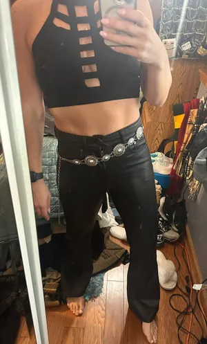 American Eagle Leather pants thumbnail 1