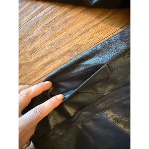INC international concepts faux leather sheen asymmetrical jacket M thumbnail 5