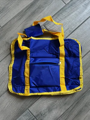 NBA Royal Blue golden state warriors tote thumbnail 2