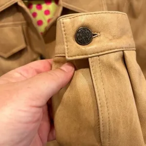 Bolsa Leather Jacket Tan Nude Beige size Medium‎ Brown thumbnail 5