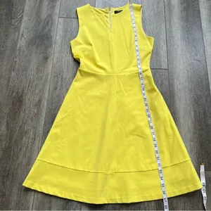 The Limited Sleeveless Skater Dress Bright Yellow Size XS thumbnail 10
