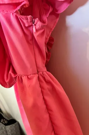 Entro Pink Ruffle Dress thumbnail 3