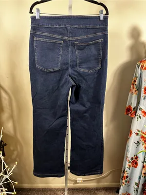 J120. Avec Les Filles- Women's Dark Blue Jeans thumbnail 3