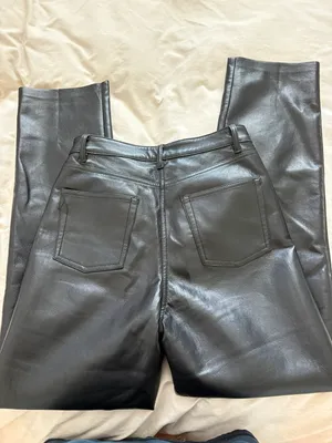 Aritzia Straight Leg Leather Pants thumbnail 3