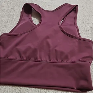 Aero Burgundy Sports Bra thumbnail 3