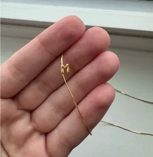 Anthropologie Necklace Gold thumbnail 2