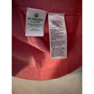 J.Crew Teddie Sweater Womens Medium Pink Cotton Wool Blend Crewneck F5199 FA21‎ thumbnail 3