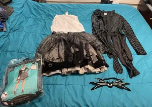 Womens jack skellington costume L 12/14 thumbnail 1