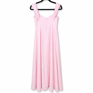 NEW Lulus Magical Magnetism Light Pink Off-the-Shoulder Chiffon Maxi Dress Small thumbnail 7