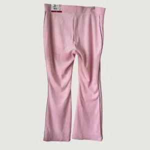 1504 | NWT Juicy Couture Cotton Velour Flare‎ Jogger Track Pants Pink Women XL thumbnail 2