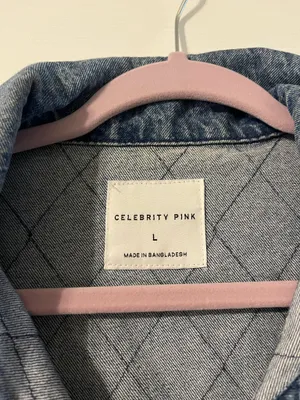 Celebrity Pink Denim Jacket thumbnail 3
