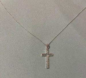 Silpada Silver Cross Necklace thumbnail 1