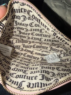 NWOT Juicy Couture Elegant Blush Shoulder Bag with Gold Accents thumbnail 2