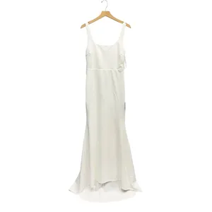 Lulus Loving Fate White Bow Square Neck Backless Maxi Dress size M thumbnail 3