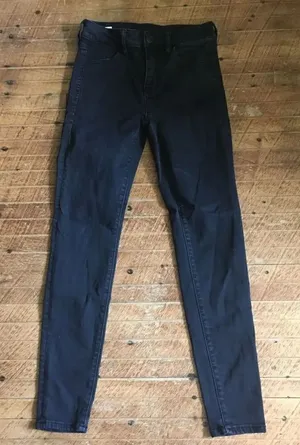 American Eagle black hi-rise 4R jeggings thumbnail 1