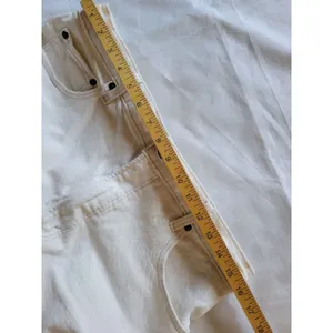 Abercrombie & Fitch The 90’s Straight Ultra High Rise Women's Jeans Sz 32 Cream thumbnail 5